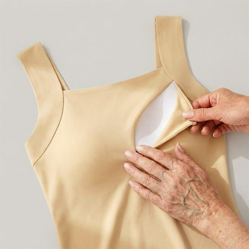 Tank-Top mit integriertem BH für Halt und Komfort