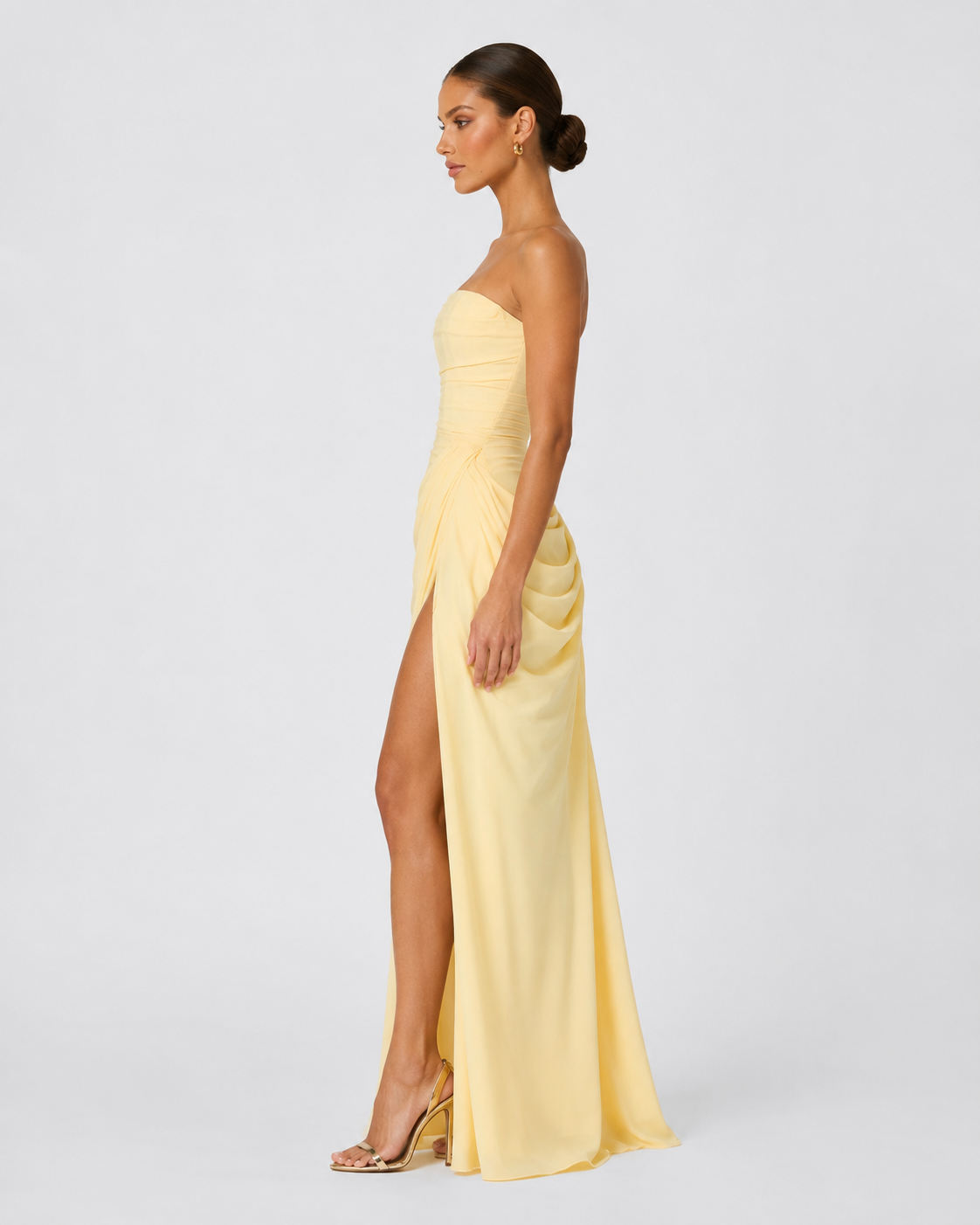 Main Character Drape Abendkleid