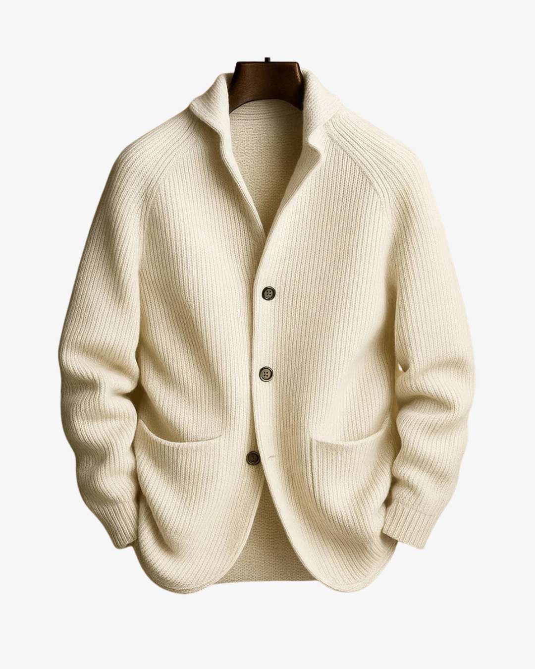 Elliot Taillierte Strickjacke mit Knopfleiste