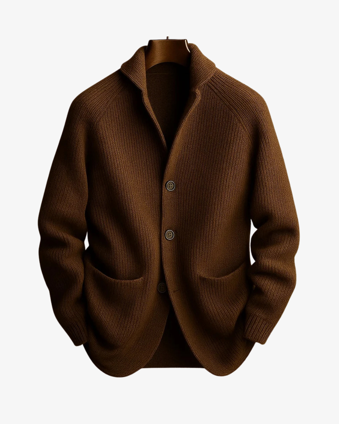 Elliot Taillierte Strickjacke mit Knopfleiste