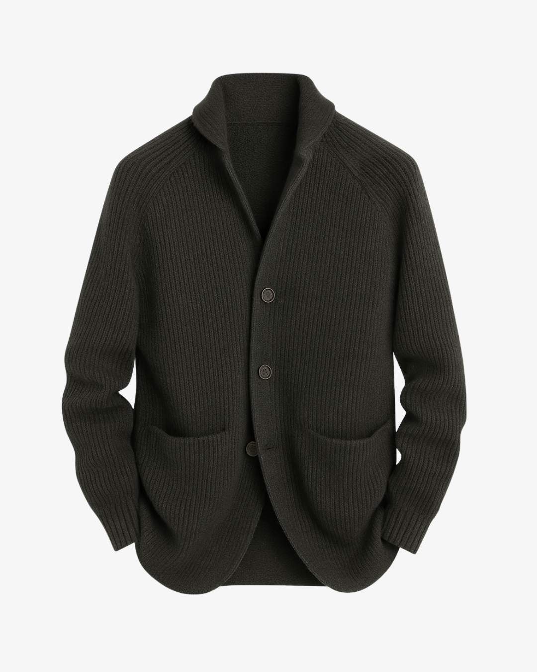 Elliot Taillierte Strickjacke mit Knopfleiste