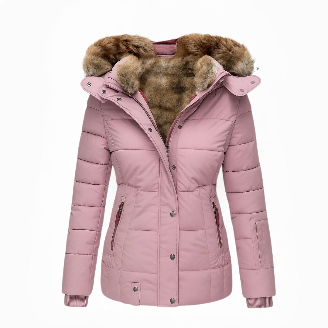 Warme isolierte Damen-Winterjacke