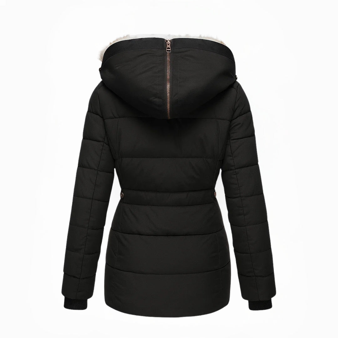 Warme isolierte Damen-Winterjacke