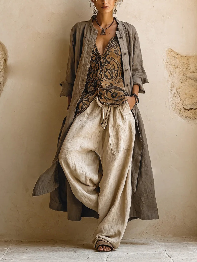 GIULIA Lagiges Fließendes Bohemian Set