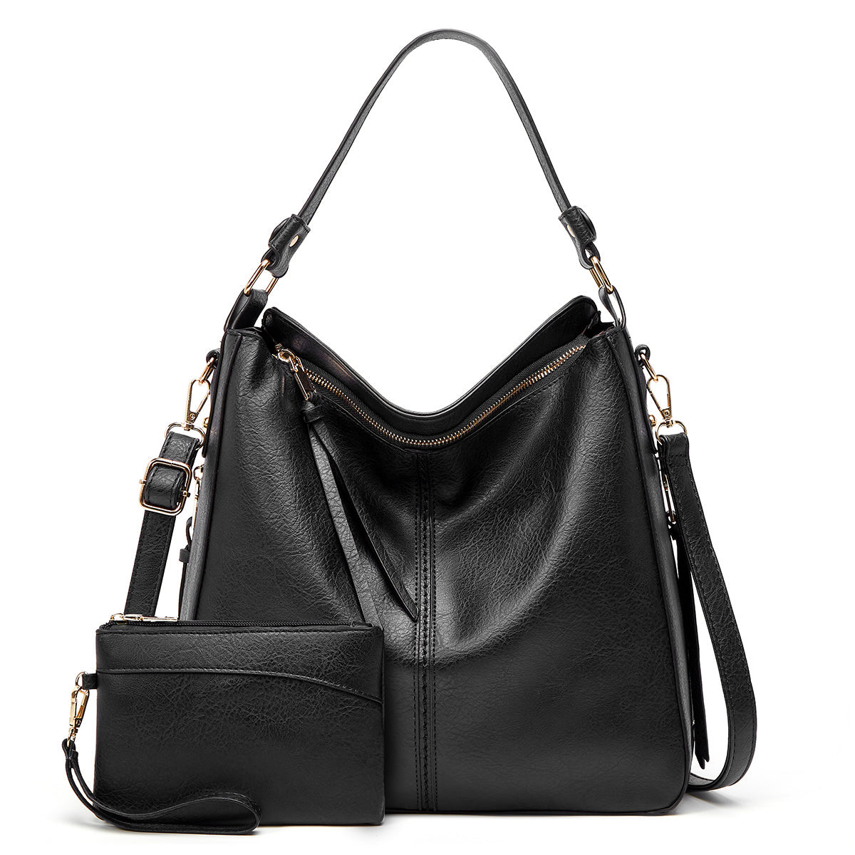 Luxury Leder Hobo Anti-Diebstahl Handtasche
