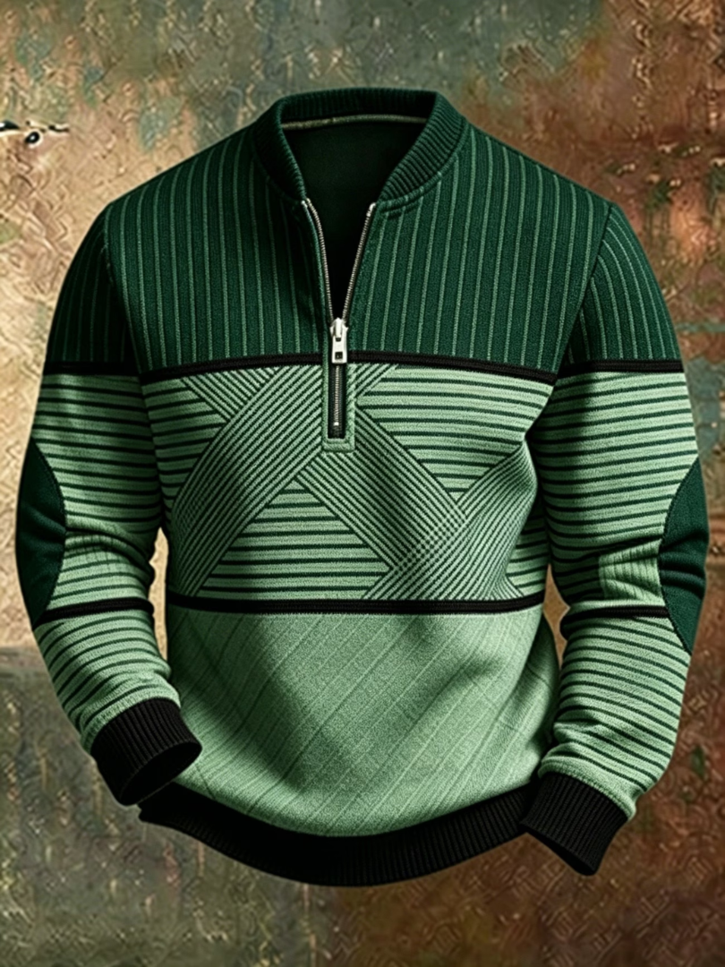 Herren Half-Zip Pullover