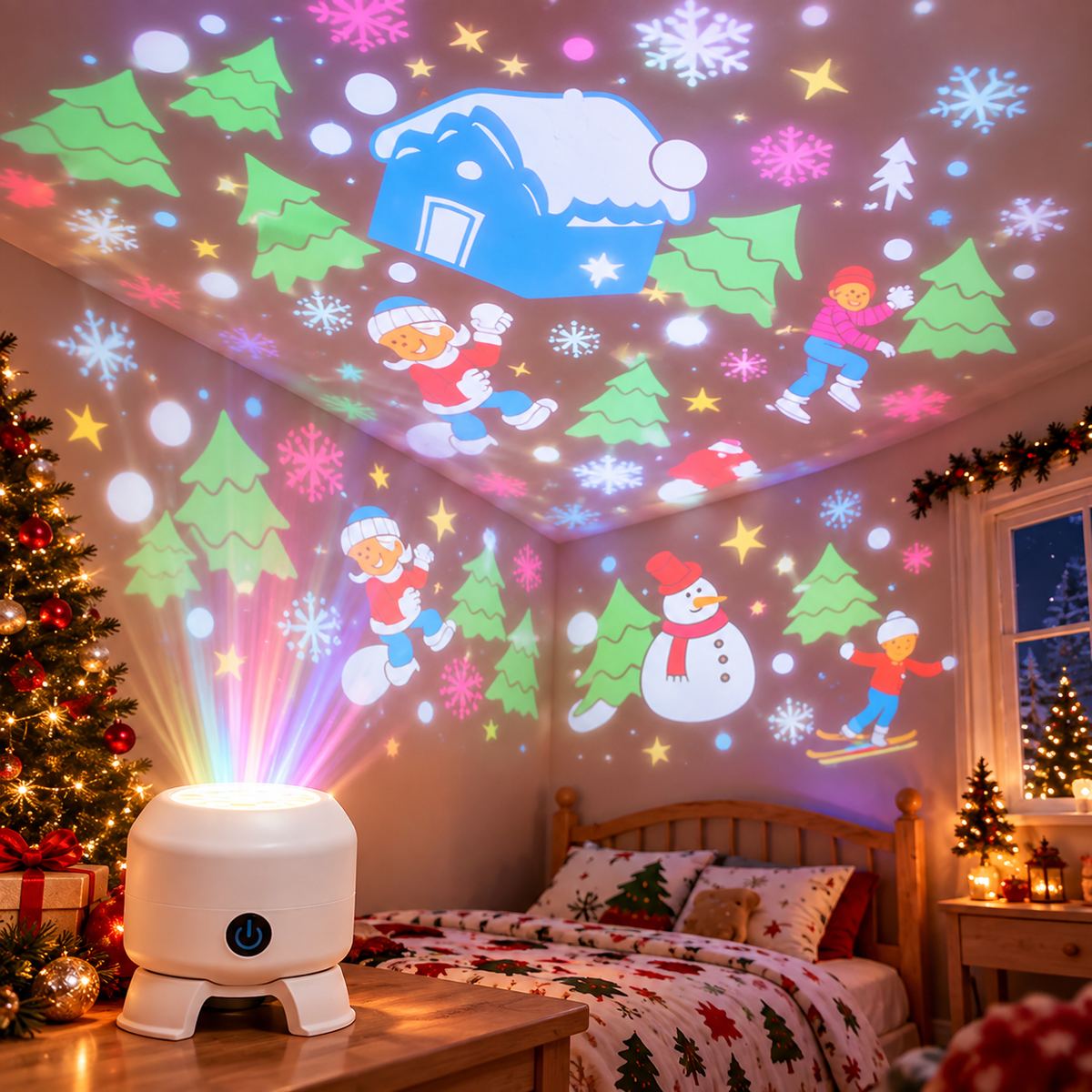 Weihnachtsprojektor für Innenraumdekoration