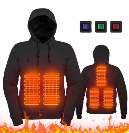 Unisex Beheizter Hoodie