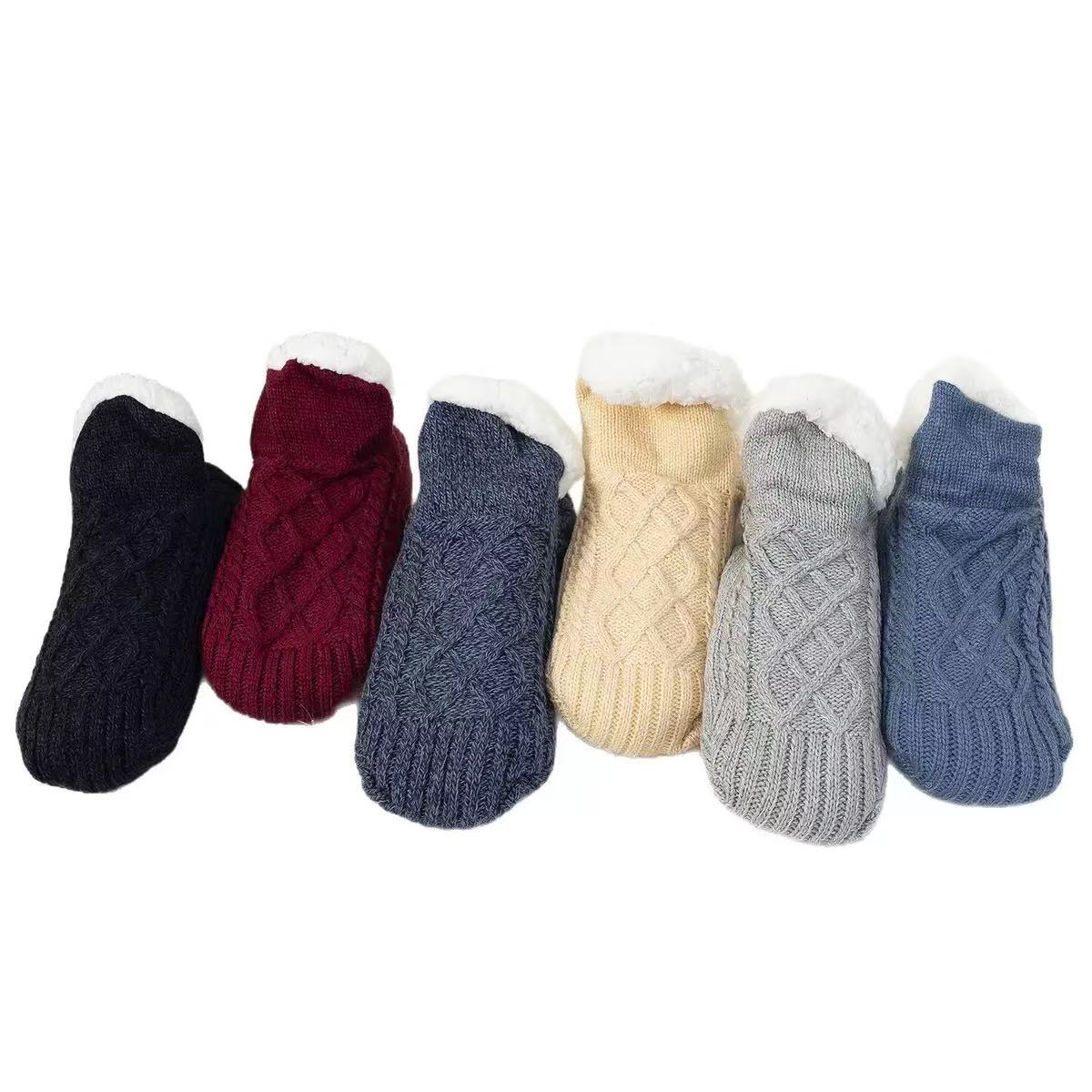 Gefütterte rutschfeste Thermosocken