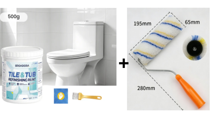 Badezimmer-Renovierungs-Farbset