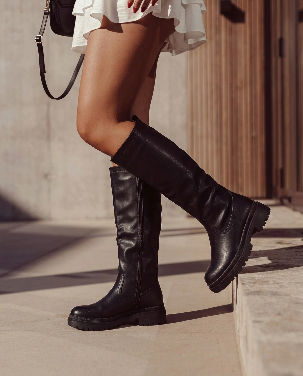 Anetta Schwarze Hohe Stiefel