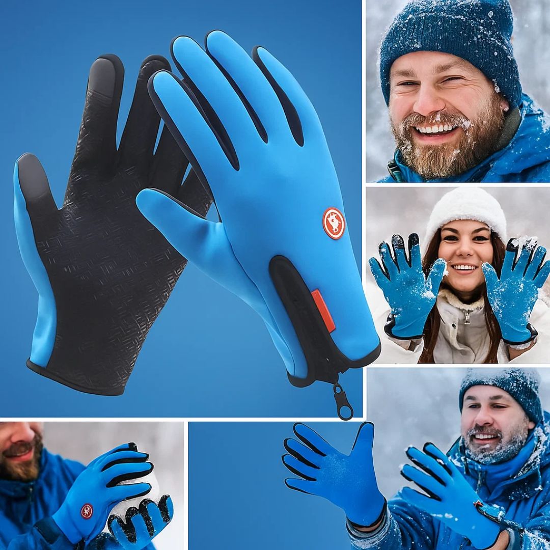 Thermohandschuhe für Männer & Frauen – Wasserdicht, Touchscreen Winter-Handschuhe für Outdoor-Sport