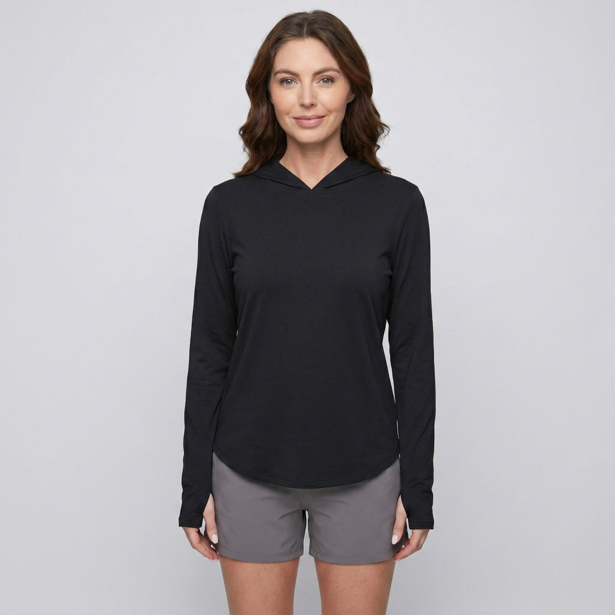 Damen-Sonnenhoodie - UPF 50+ Leichtes Kapuzen-UV-Schutz-Oberteil