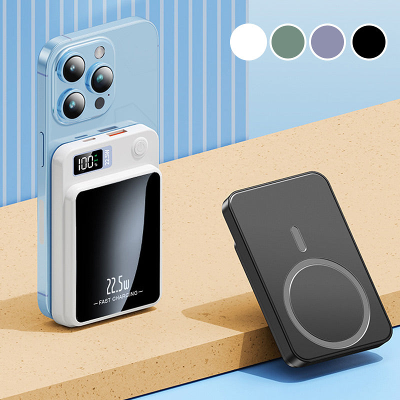 Powerbank 20.000 mAh mit 22,5 W Schnellladen und 15 W kabellosem Qi-Laden