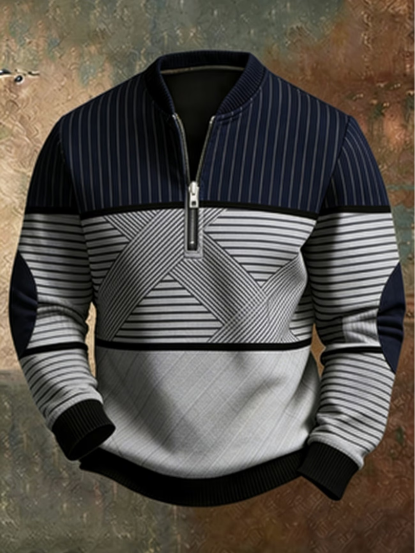Herren Half-Zip Pullover