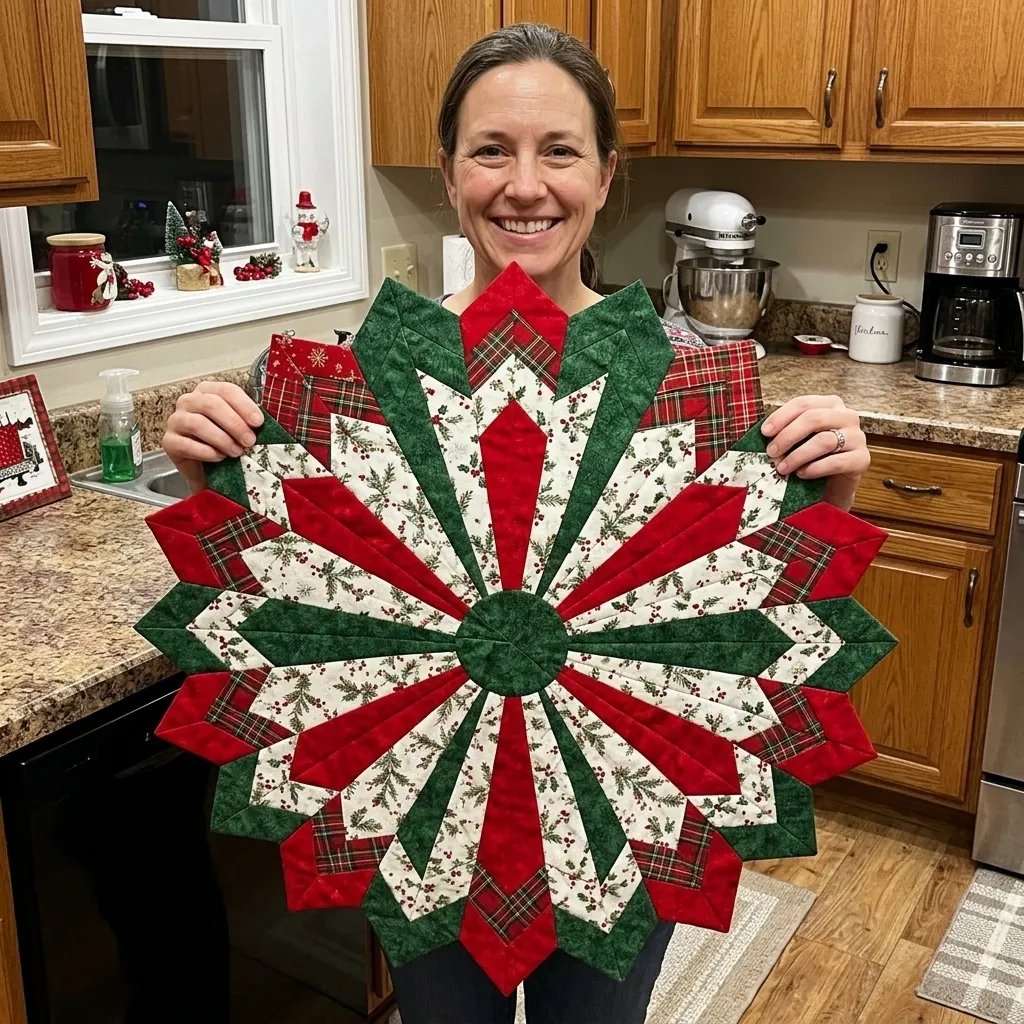 Holiday Star Table Topper Quilting Schablonen-Set