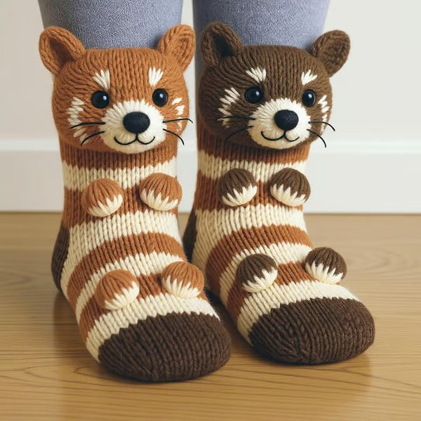 Selvine Socken mit Tiermuster