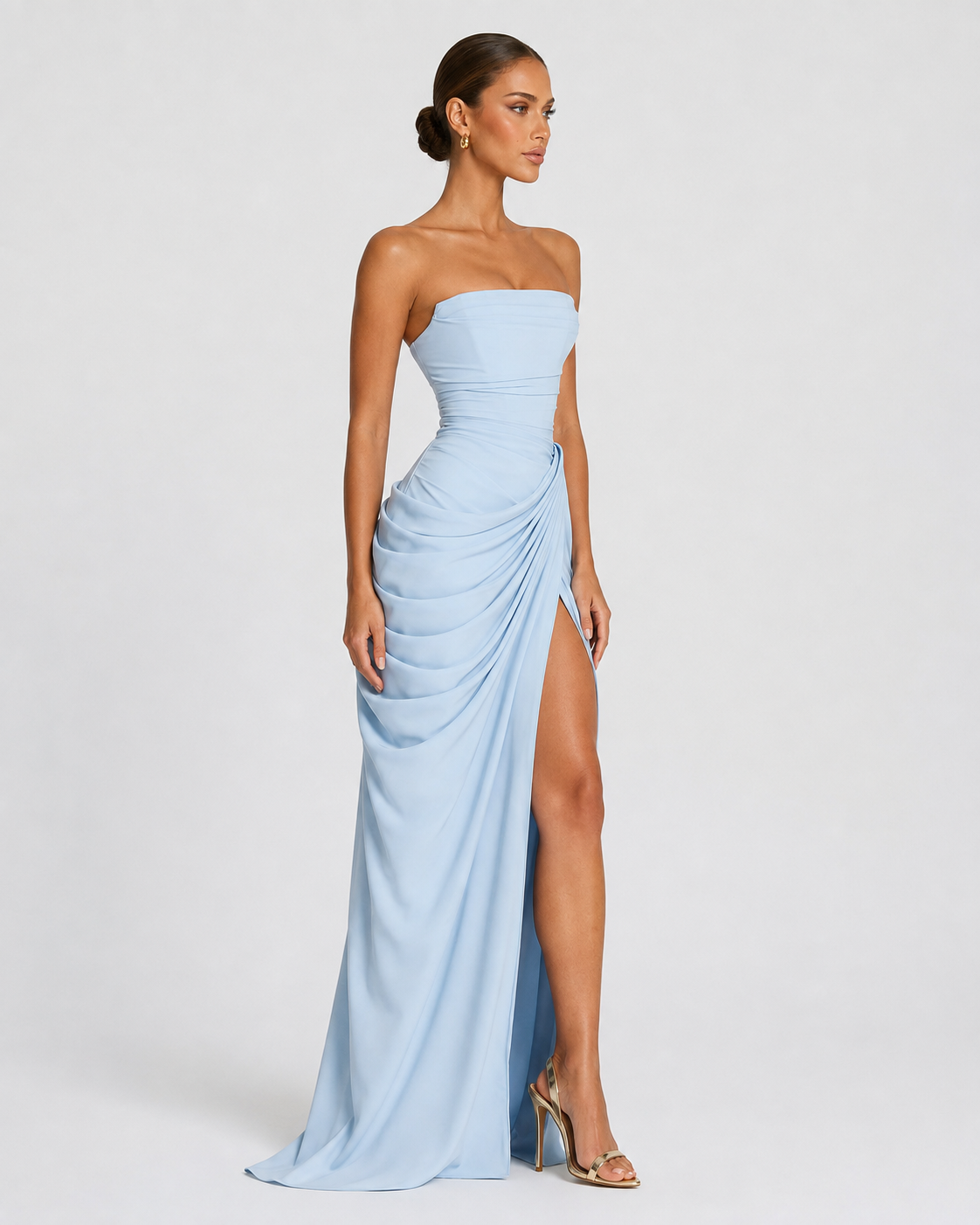 Main Character Drape Abendkleid