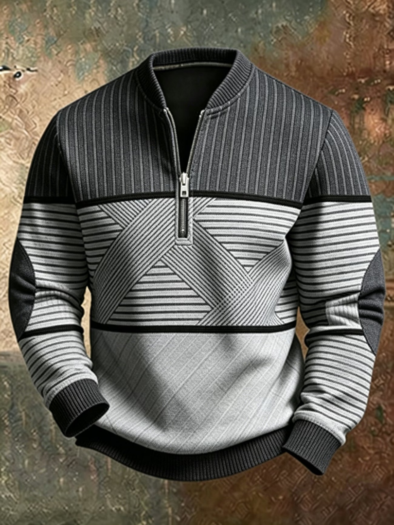 Herren Half-Zip Pullover