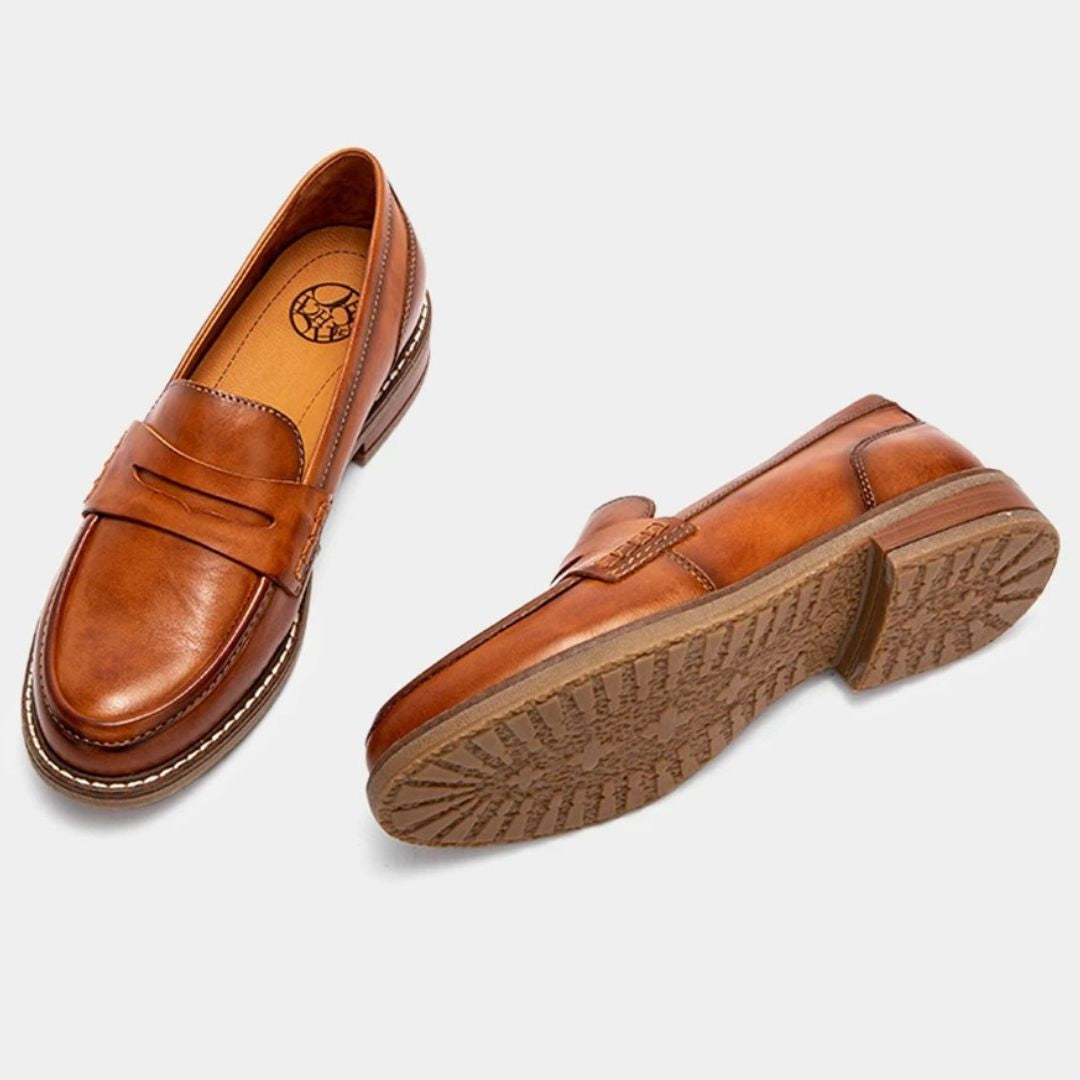 Valetta Orthopädische Leder-Loafer