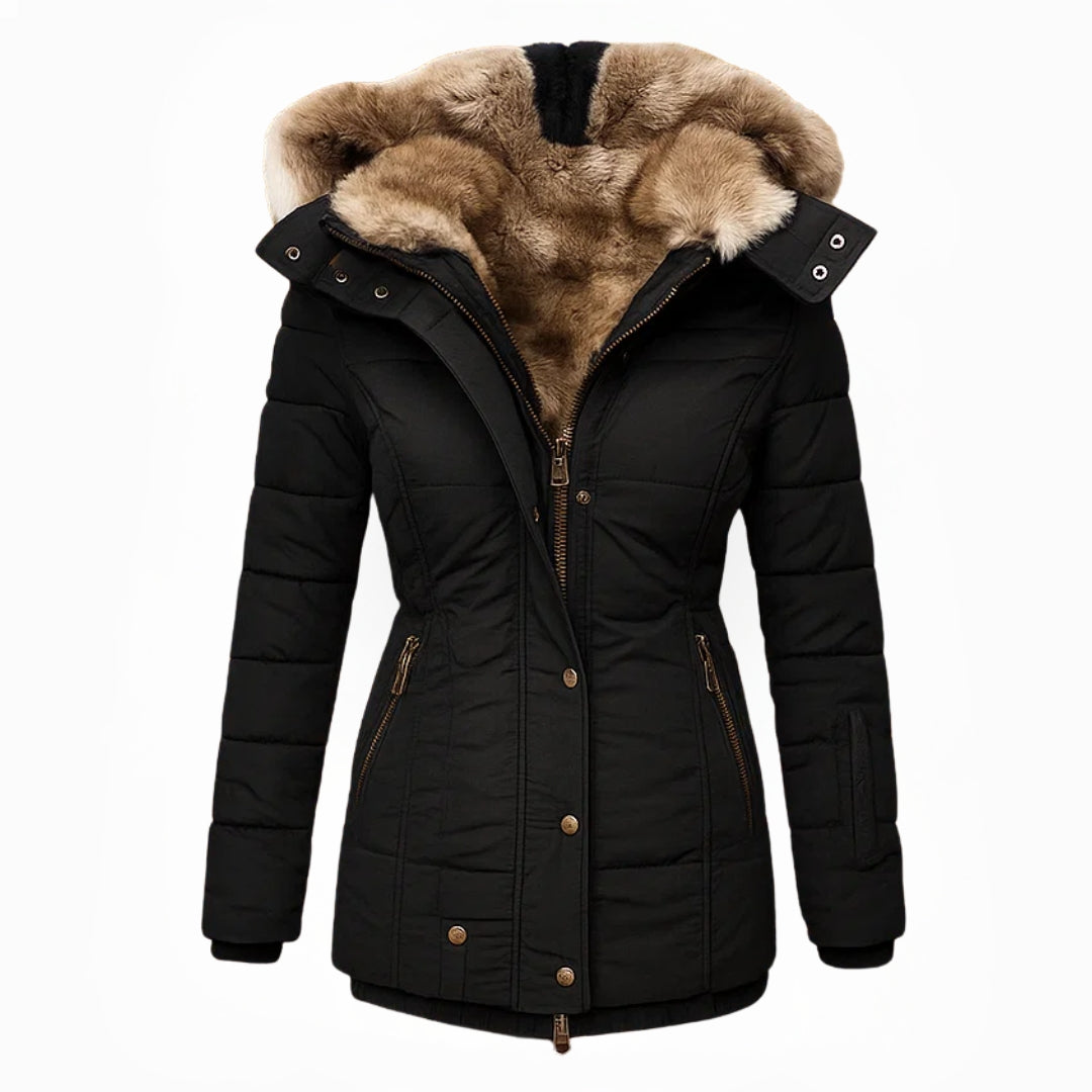 Warme isolierte Damen-Winterjacke