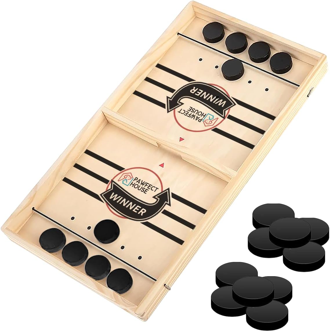 Interaktives Brettspiel - Schnelles Sling Puck Spiel - Geschenk für Familie, Freunde, Kinder