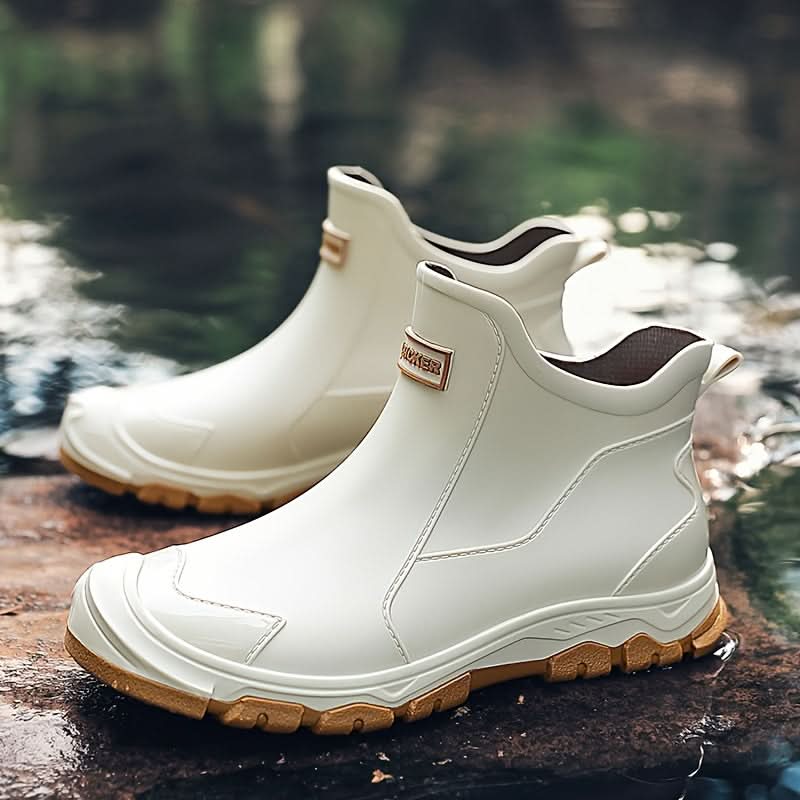 Wasserdichte Stiefel mit robustem Griff und Komfort für nasse Outdoor-Bedingungen