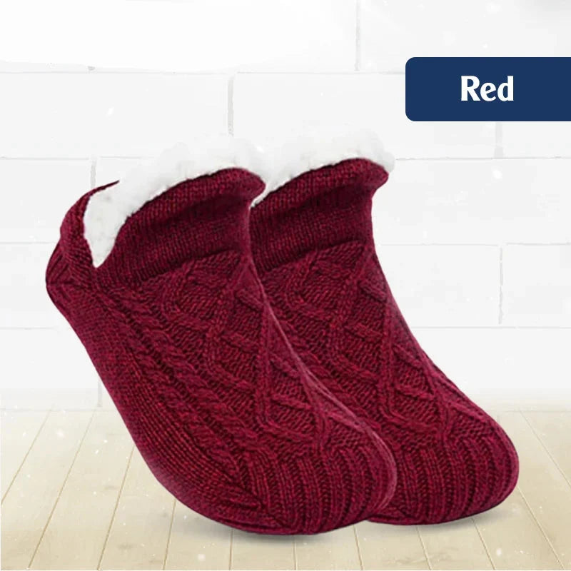 Gefütterte rutschfeste Thermosocken