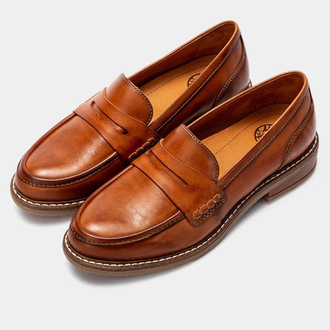 Valetta Orthopädische Leder-Loafer