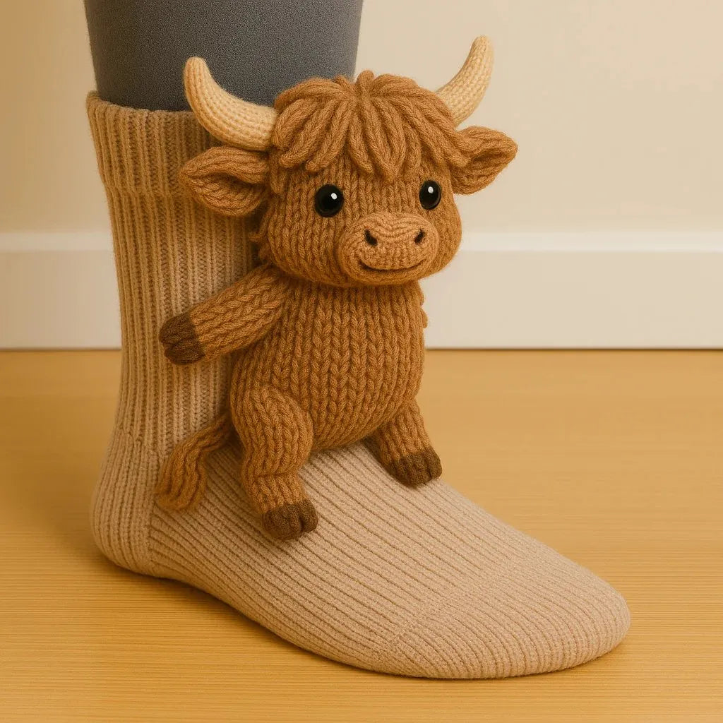 3D Tiersocken