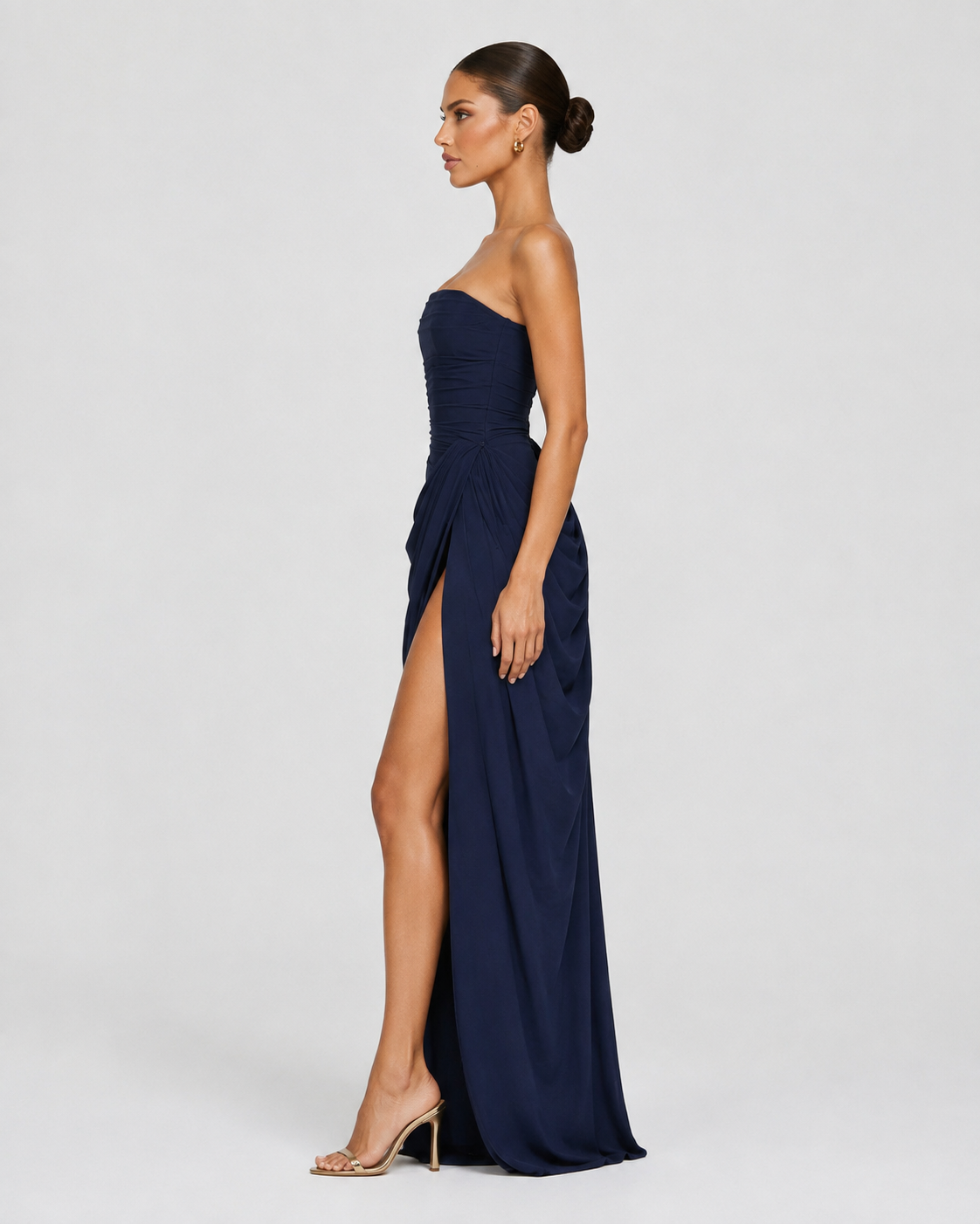 Main Character Drape Abendkleid