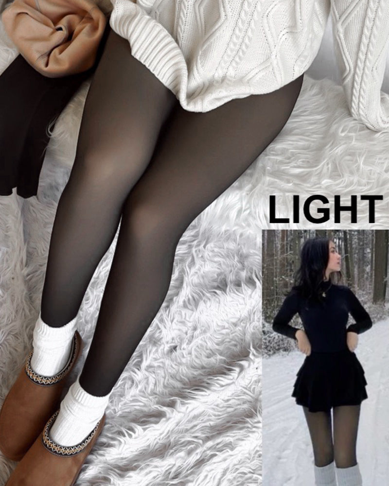 Blickdichte Fleece-Gefütterte Strumpfhose