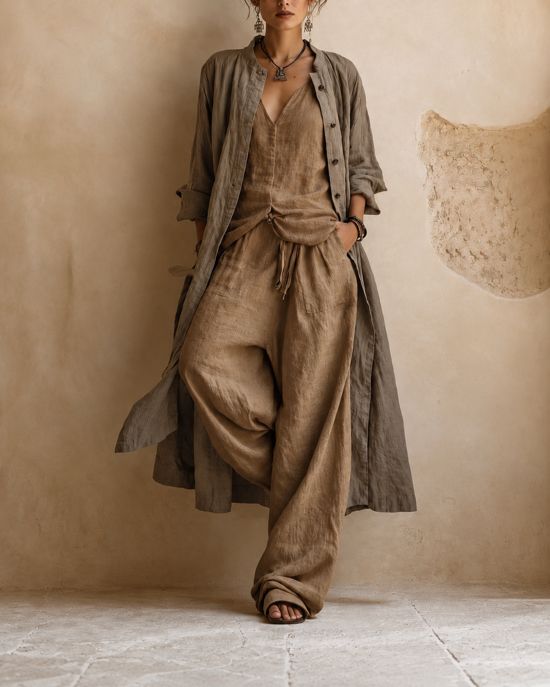 GIULIA Lagiges Fließendes Bohemian Set