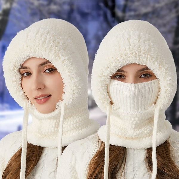 4-in-1 Vollständig Bedeckende Winter-Beaniehmütze