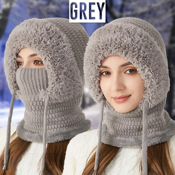 Drezma | 4-in-1 Vollständig Bedeckende Winter-Beaniehmütze