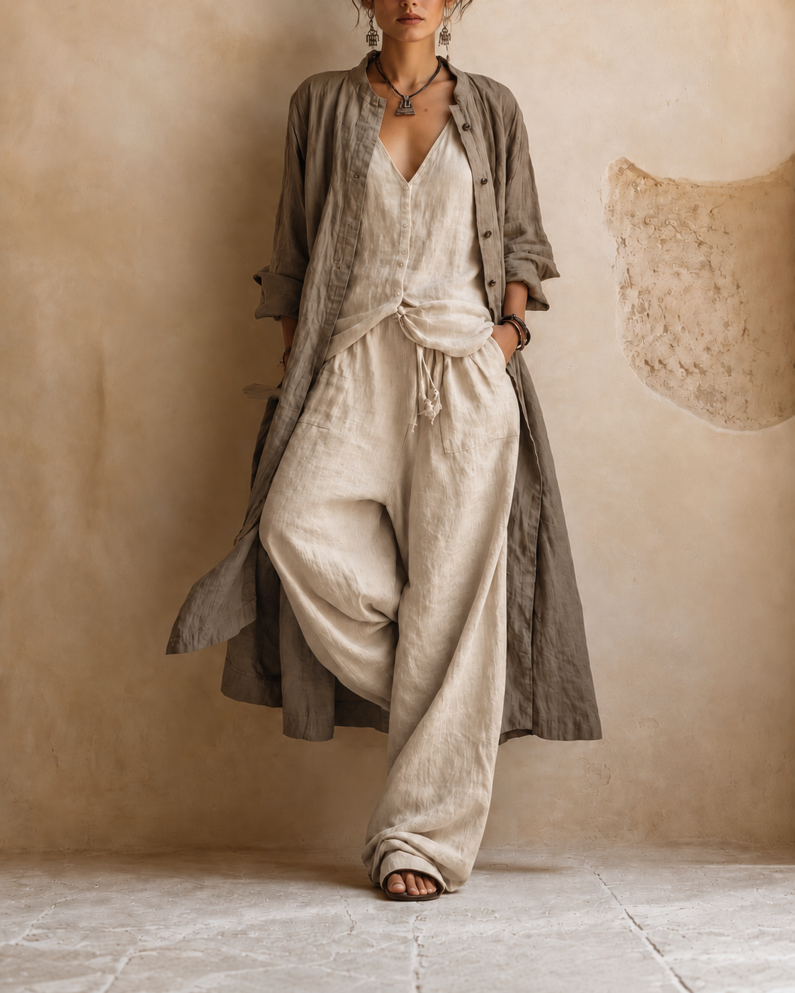 GIULIA Lagiges Fließendes Bohemian Set
