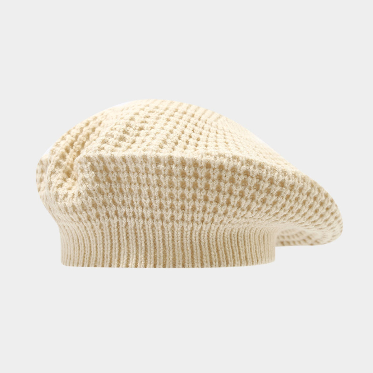 Schicke gestrickte Baskenmütze: Retro-Künstlerhut für Herbst/Winter