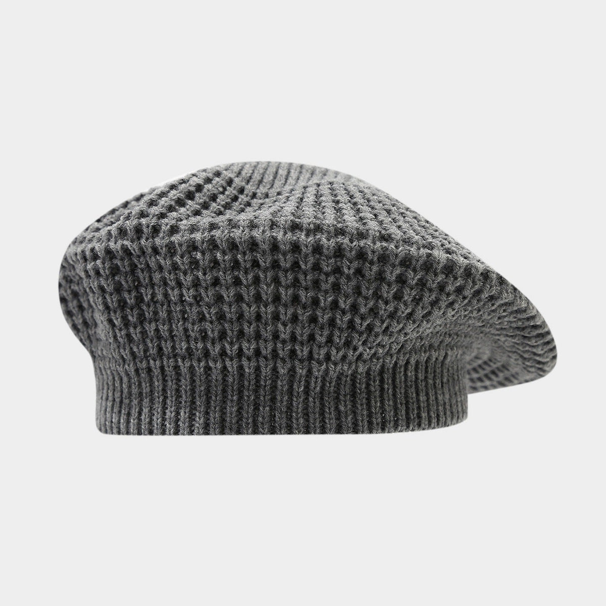 Schicke gestrickte Baskenmütze: Retro-Künstlerhut für Herbst/Winter