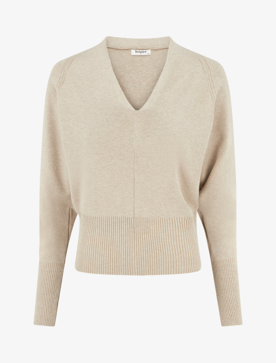 Taillierter Pullover aus Kaschmirstrick