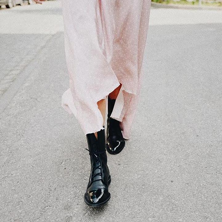Elegante Schnür-Stiefeletten