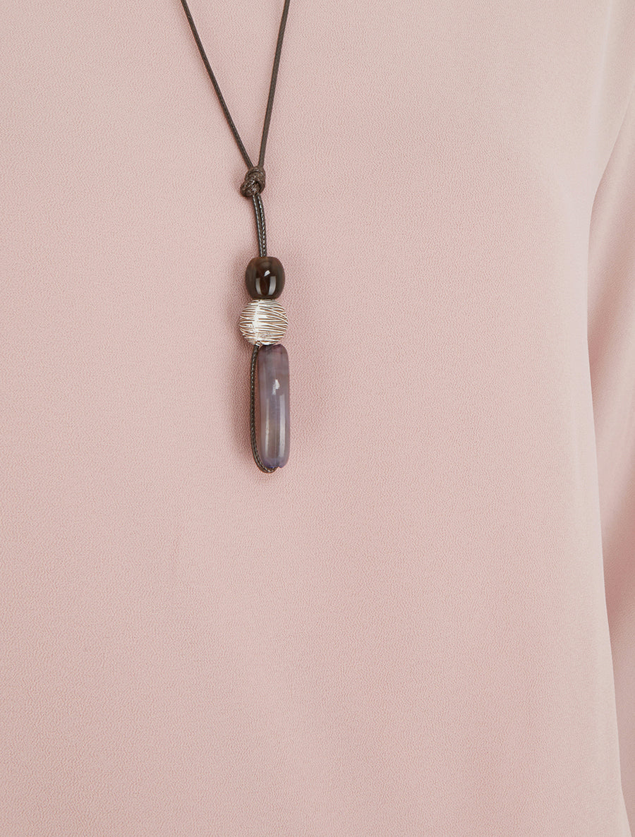 Fließendes Ballonshirt mit rundem Ausschnitt