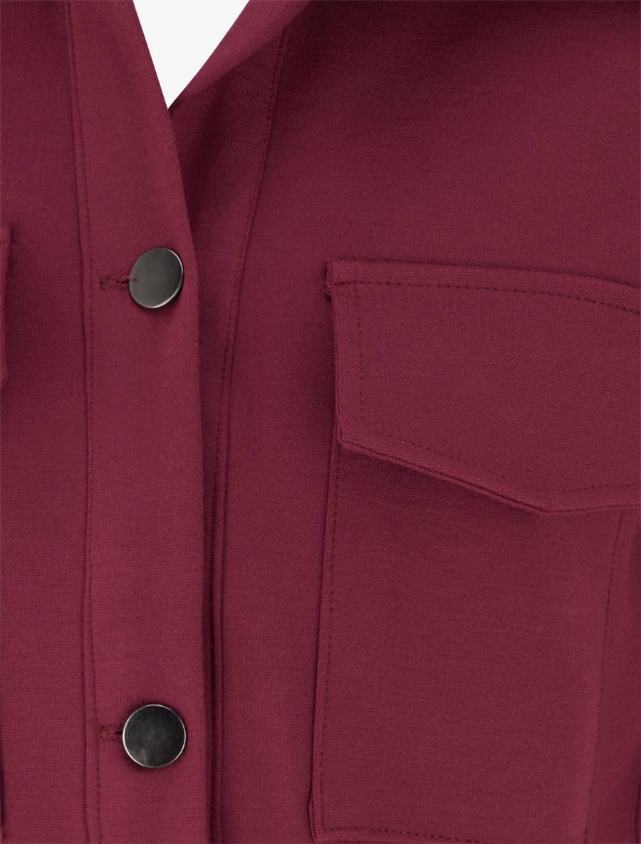 Stretch-Jacke mit Stehkragen