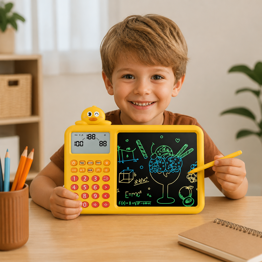 Interaktives Mathe-Zeichen- und Lösch-Lernset für Kinder
