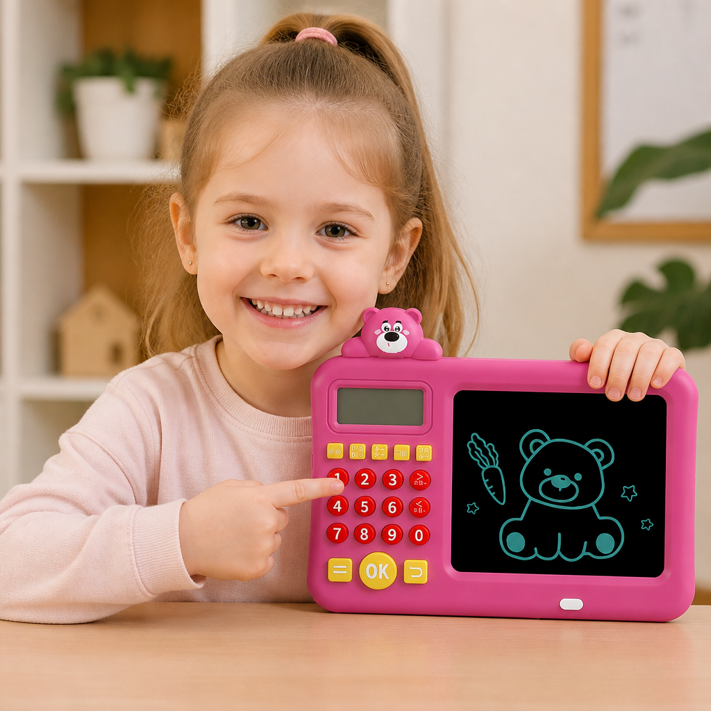 Interaktives Mathe-Zeichen- und Lösch-Lernset für Kinder