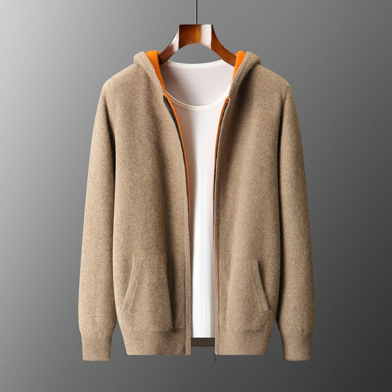 Koji Reversible Kaschmir-Zip-Jacke