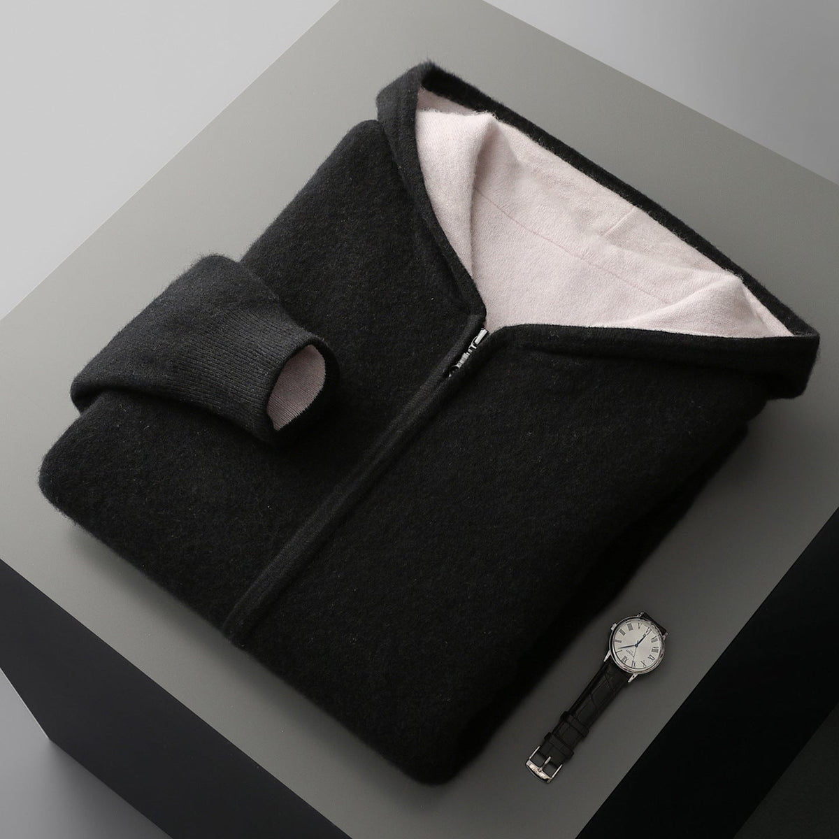 Koji Reversible Kaschmir-Zip-Jacke