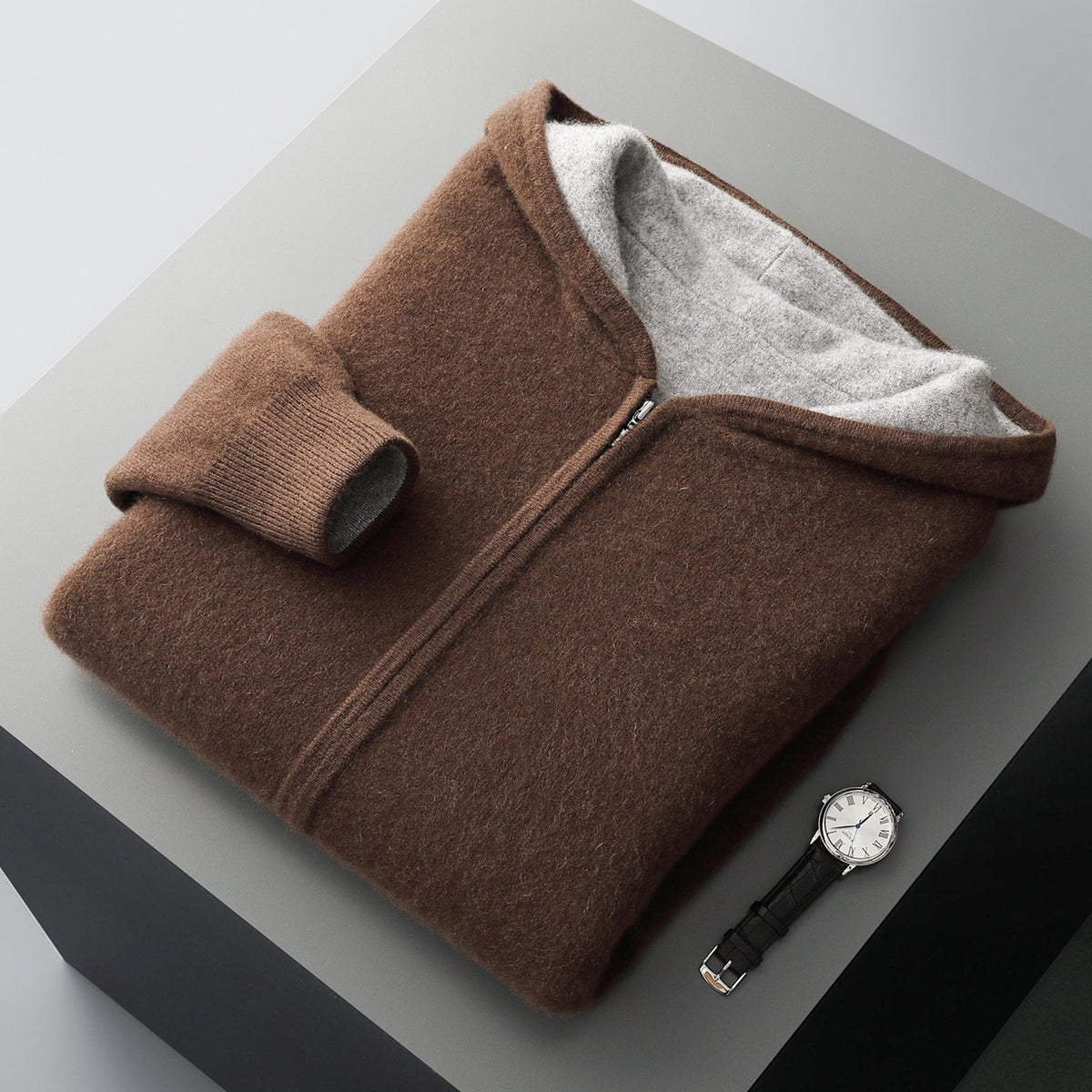 Koji Reversible Kaschmir-Zip-Jacke