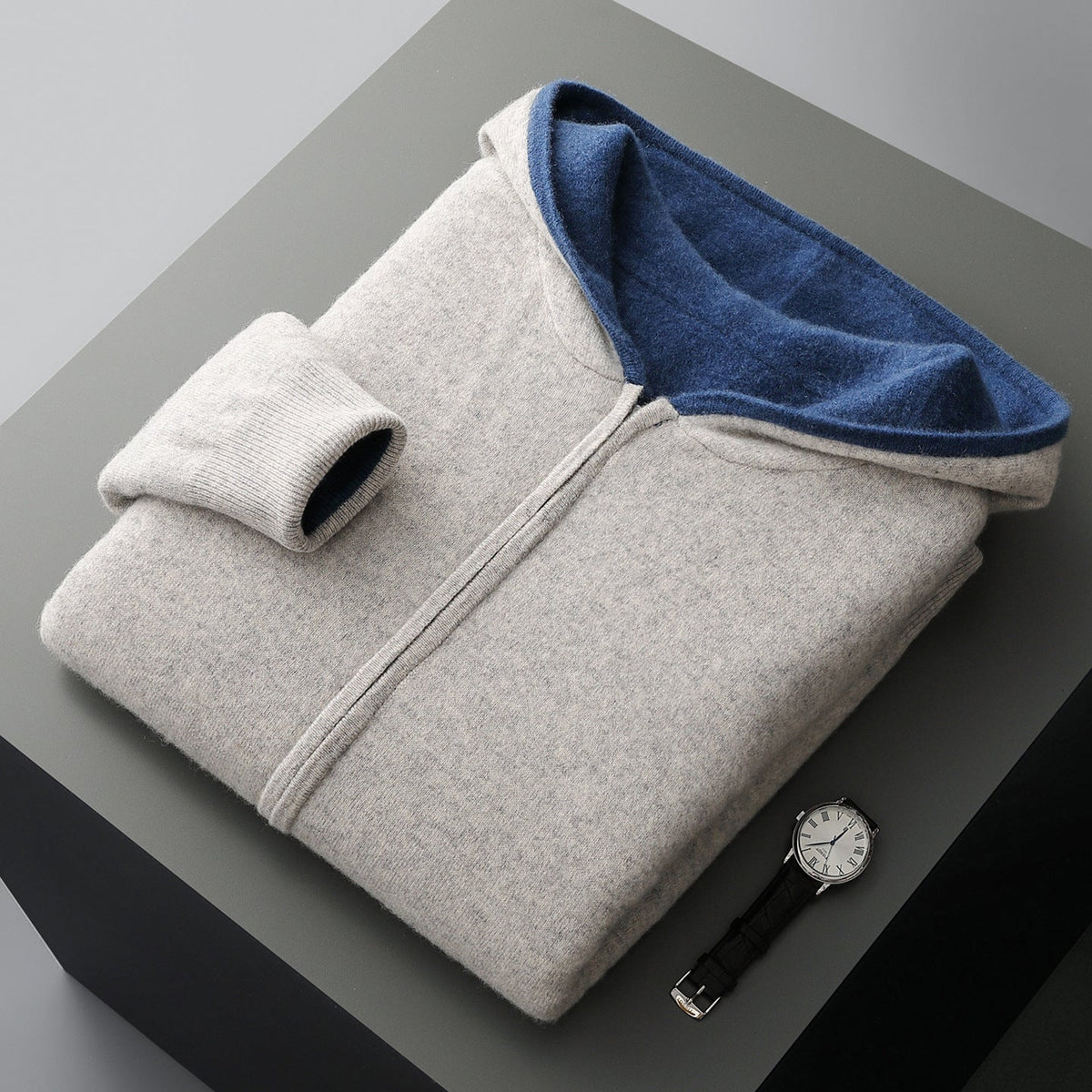 Koji Reversible Kaschmir-Zip-Jacke