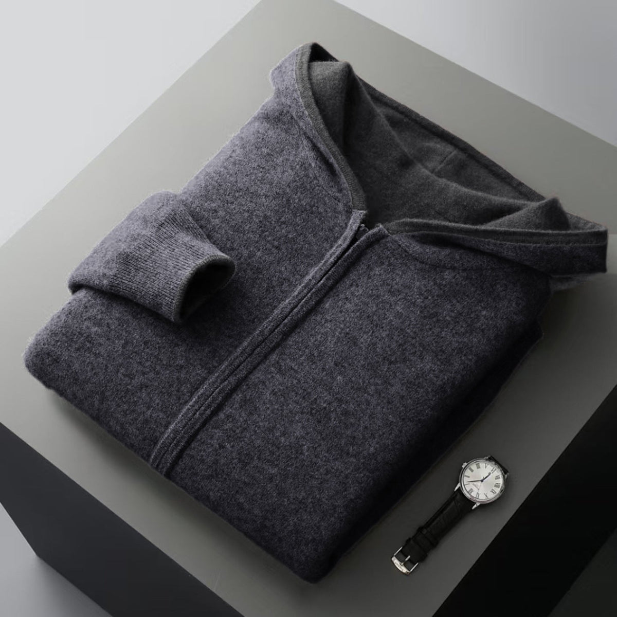 Koji Reversible Kaschmir-Zip-Jacke