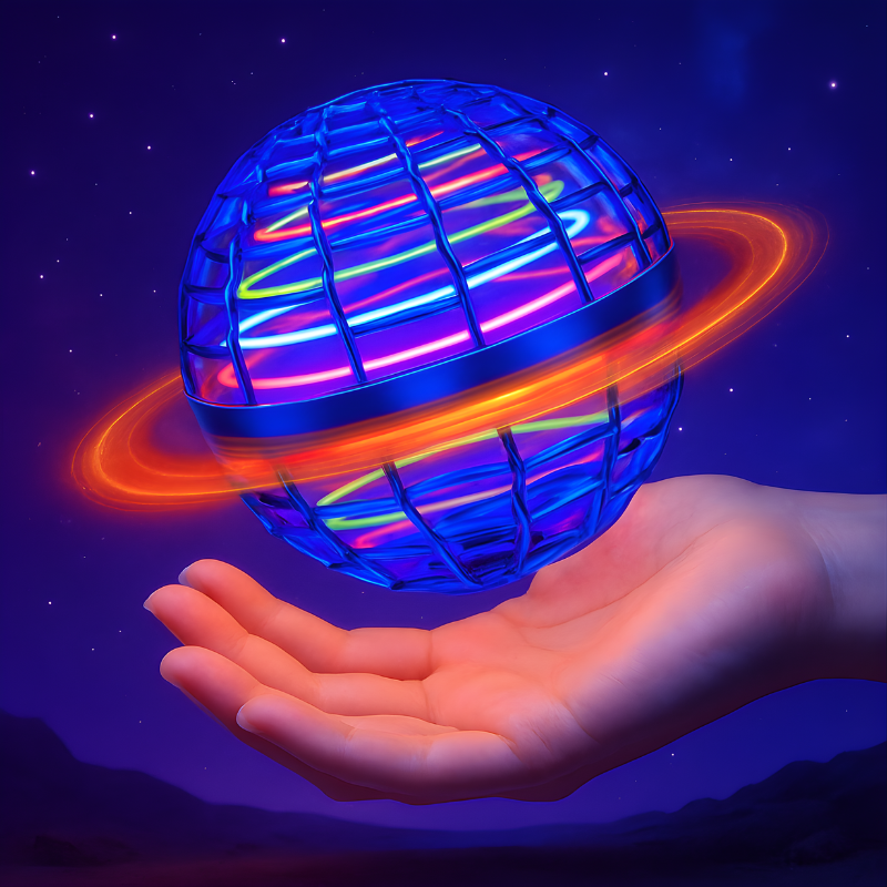 Schwebendes Magic Ball mit 360° LED-Leuchten